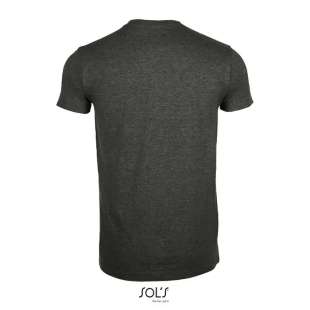  SOL'S IMPERIAL FIT - MEN'S ROUND NECK CLOSE FITTING T-SHIRT - SOL'S Charcoal Melange