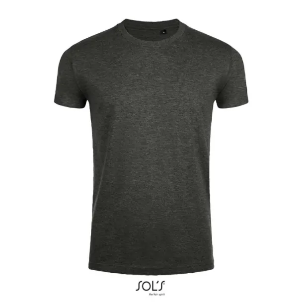  SOL'S IMPERIAL FIT - MEN'S ROUND NECK CLOSE FITTING T-SHIRT - SOL'S Charcoal Melange