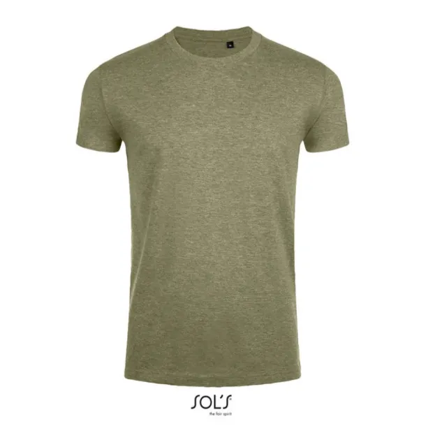  SOL'S IMPERIAL FIT - MEN'S ROUND NECK CLOSE FITTING T-SHIRT - SOL'S Heather Khaki