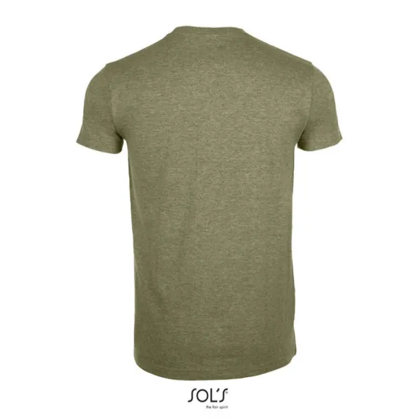  SOL'S IMPERIAL FIT - MEN'S ROUND NECK CLOSE FITTING T-SHIRT - SOL'S Heather Khaki