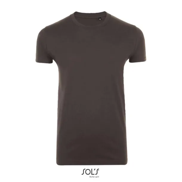  SOL'S IMPERIAL FIT - MEN'S ROUND NECK CLOSE FITTING T-SHIRT - SOL'S Tamno siva