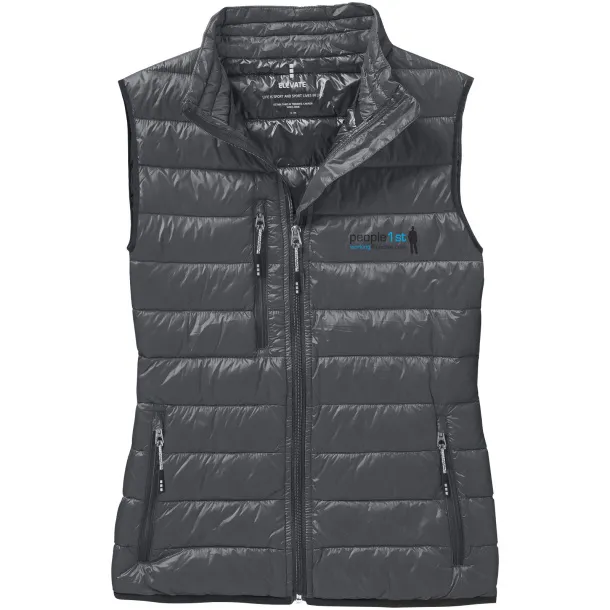 Fairview light down ladies bodywarmer - Elevate Life Steel grey