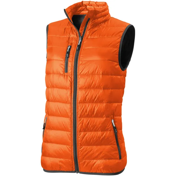 Fairview light down ladies bodywarmer - Elevate Life Orange