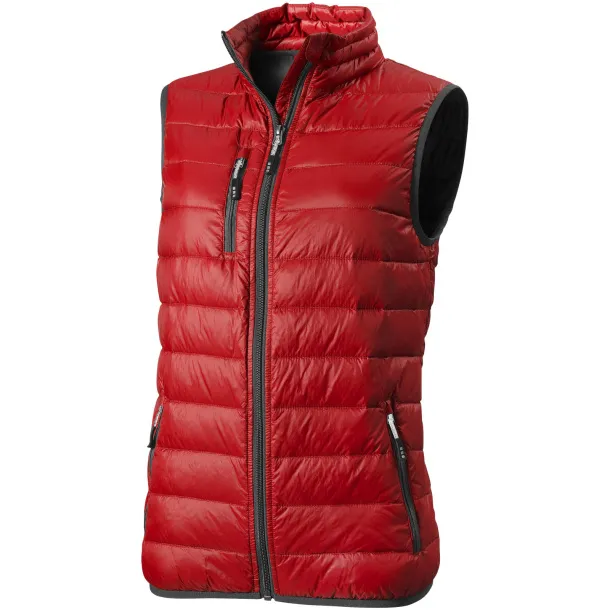 Fairview light down ladies bodywarmer - Elevate Life Red