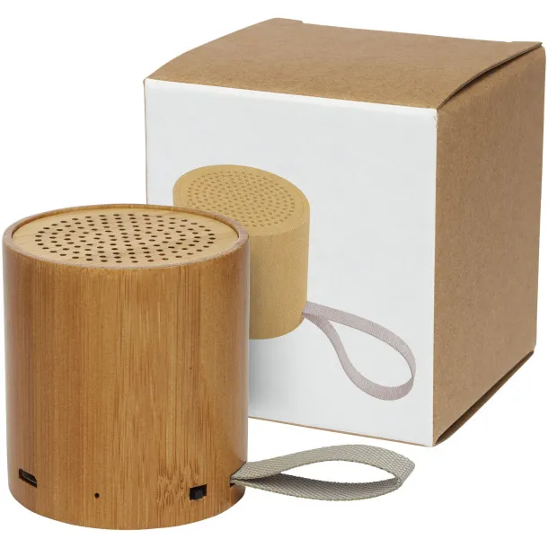 Lako bamboo Bluetooth® speaker - Unbranded Natural