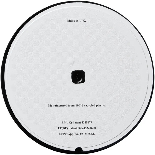 Brite-Mat® okrugli podmetač od gume - Brite-Mat® Crna