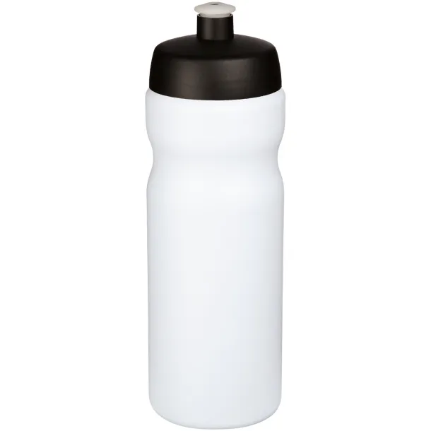 Baseline® Plus 650 ml sport bottle - Unbranded White Solid black