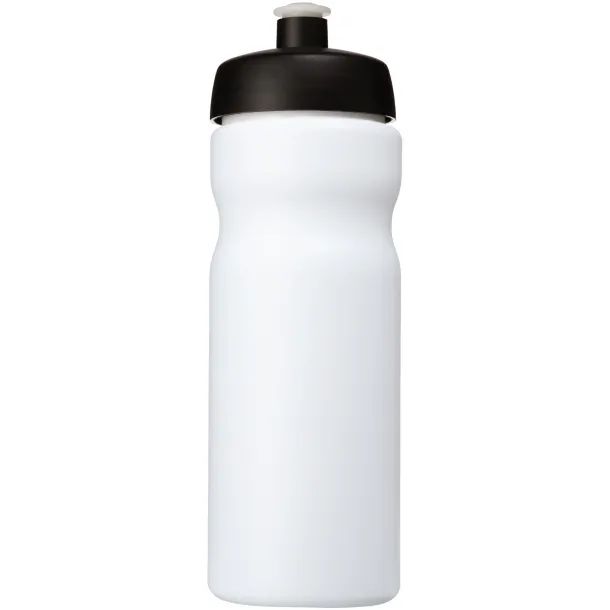 Baseline® Plus 650 ml sport bottle - Unbranded White Solid black