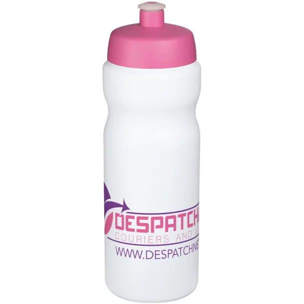 Baseline® Plus 650 ml sport bottle - Unbranded White Transparent pink