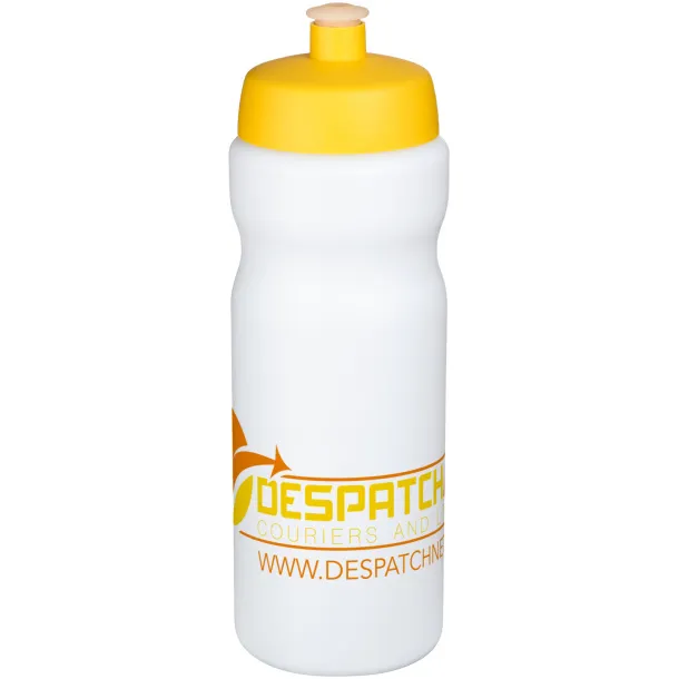 Baseline® Plus 650 ml sport bottle - Unbranded White Yellow