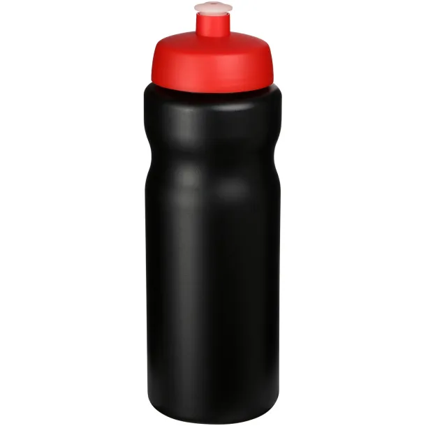 Baseline® Plus 650 ml sport bottle Solid black Red