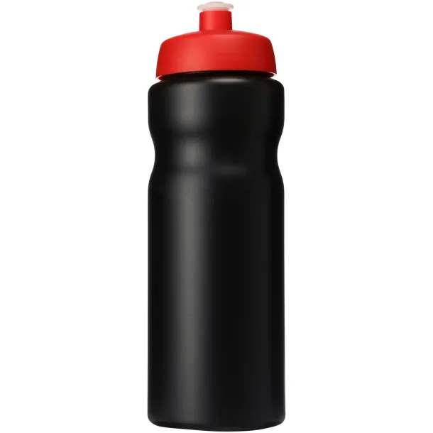 Baseline® Plus 650 ml sport bottle Solid black Red