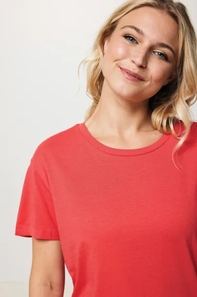  Iqoniq Yala women lightweight recycled cotton t-shirt - iqoniq Red 