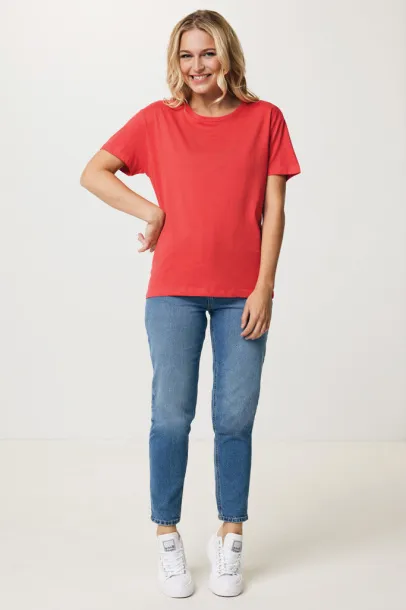  Iqoniq Yala women lightweight recycled cotton t-shirt - iqoniq Red 