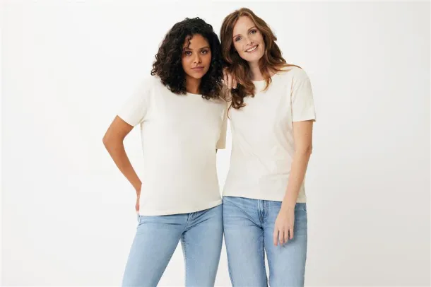  Iqoniq Yala women lightweight recycled cotton t-shirt - iqoniq natural raw
