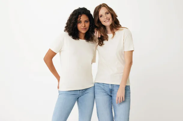  Iqoniq Yala women lightweight recycled cotton t-shirt - iqoniq natural raw