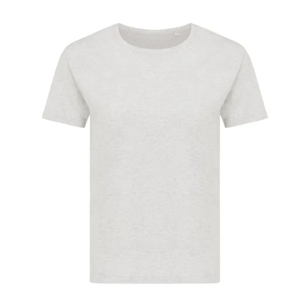  Iqoniq Yala women lightweight recycled cotton t-shirt - iqoniq light heather grey