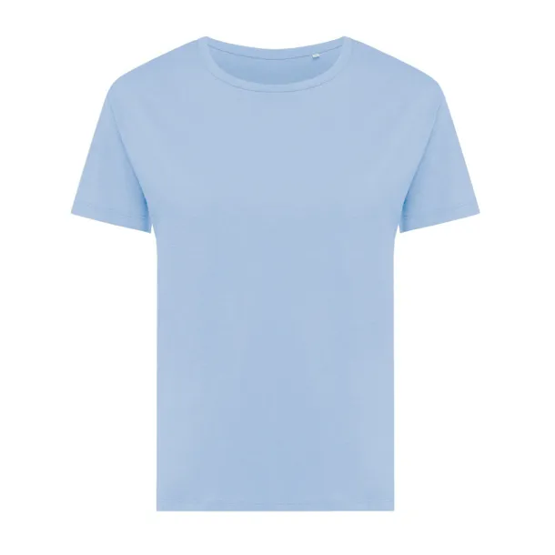  Iqoniq Yala women lightweight recycled cotton t-shirt - iqoniq blue 