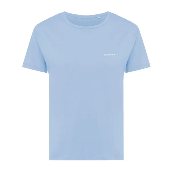  Iqoniq Yala women lightweight recycled cotton t-shirt - iqoniq sky blue