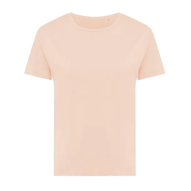  Iqoniq Yala women lightweight recycled cotton t-shirt - iqoniq peach nectar 