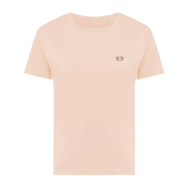  Iqoniq Yala women lightweight recycled cotton t-shirt - iqoniq peach nectar 