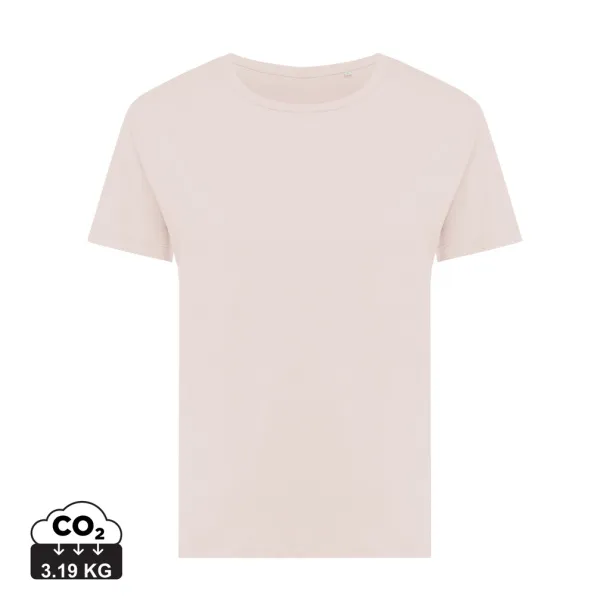  Iqoniq Yala women lightweight recycled cotton t-shirt - iqoniq cloud pink 