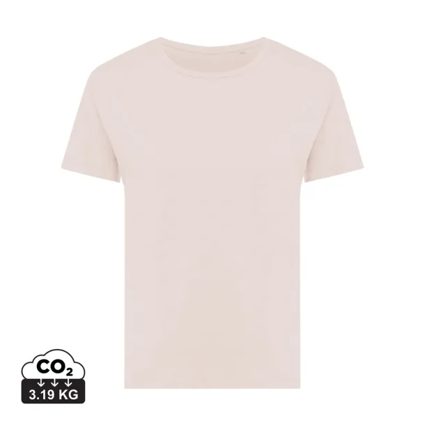  Iqoniq Yala women lightweight recycled cotton t-shirt - iqoniq cloud pink 