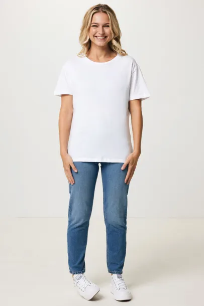  Iqoniq Yala women lightweight recycled cotton t-shirt - iqoniq recycled white 