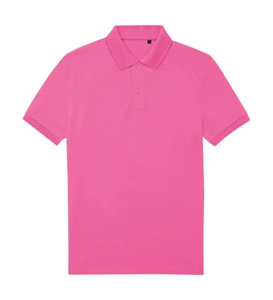  Eco muška polo majica, 180 g/m² - B&C Lotus Pink