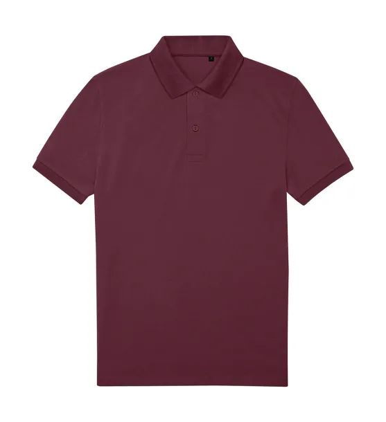  Eco muška polo majica - B&C burgundac