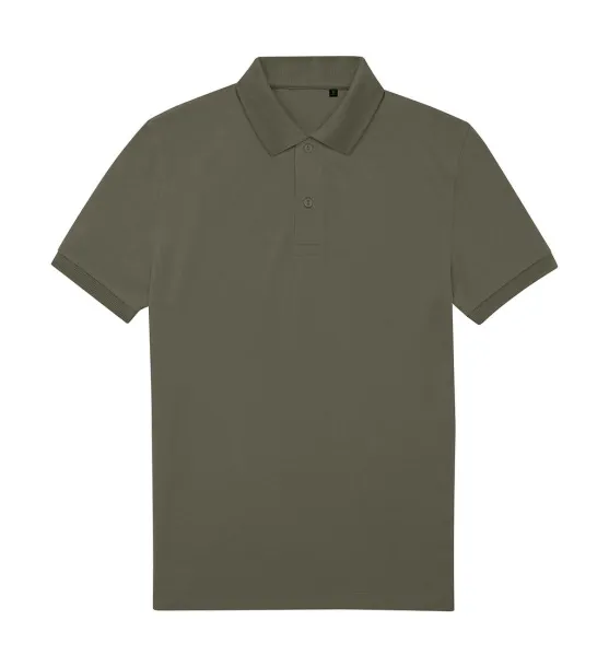  Eco muška polo majica, 180 g/m² - B&C Camo Green