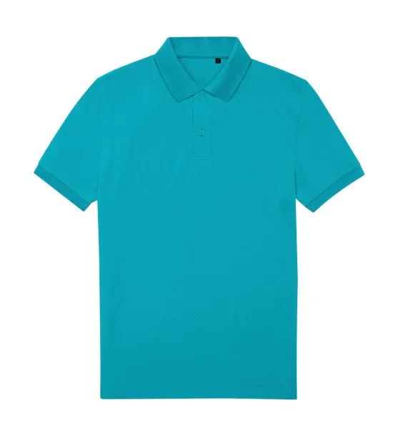  Eco muška polo majica, 180 g/m² - B&C Pop Turquoise