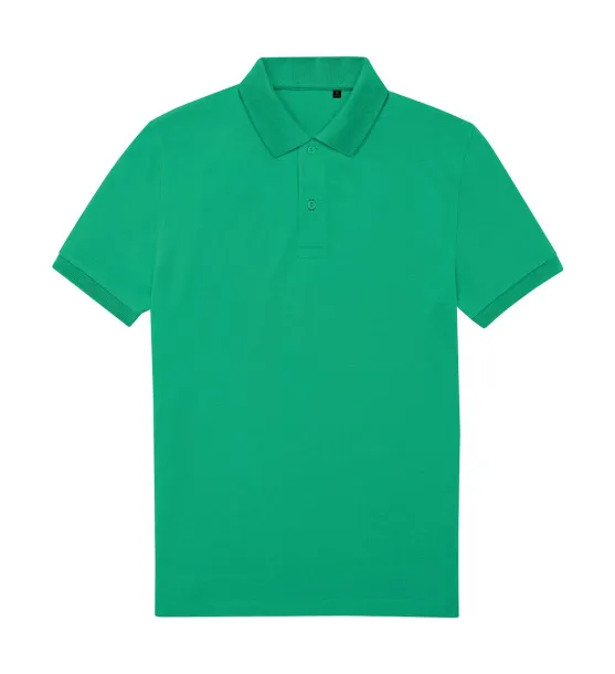  Eco muška polo majica - B&C Pop Green