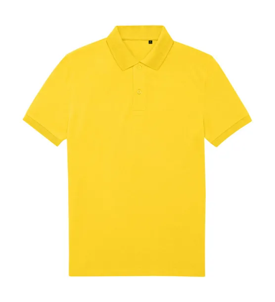  Eco muška polo majica, 180 g/m² - B&C Pop Yellow