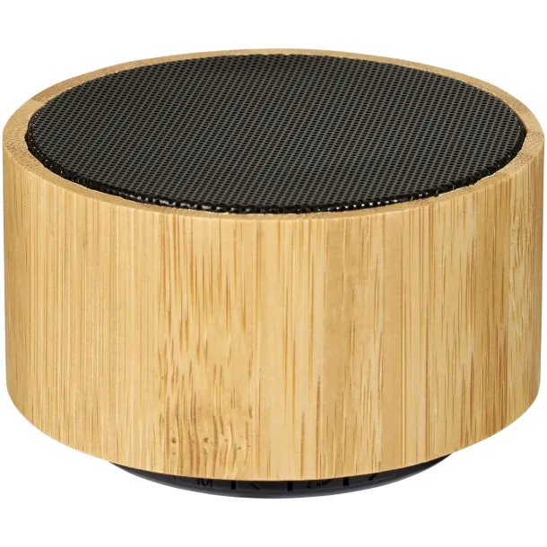 Cosmos bamboo Bluetooth® speaker Natural Solid black