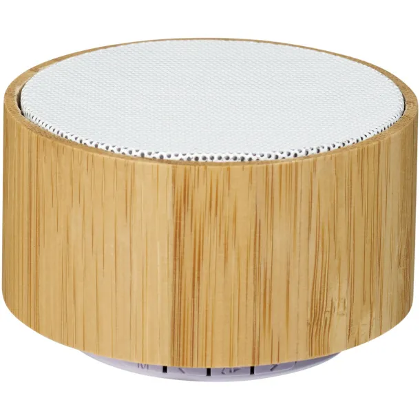 Cosmos bamboo Bluetooth® speaker Natural White