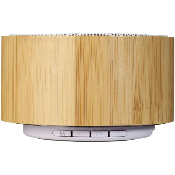 Cosmos bamboo Bluetooth® speaker Natural White