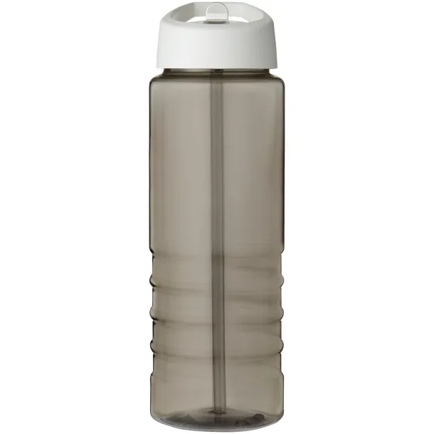 H2O Treble 750 ml spout lid sport bottle Charcoal White