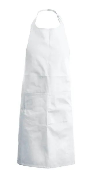  COTTON APRON WITH POCKET - Kariban White