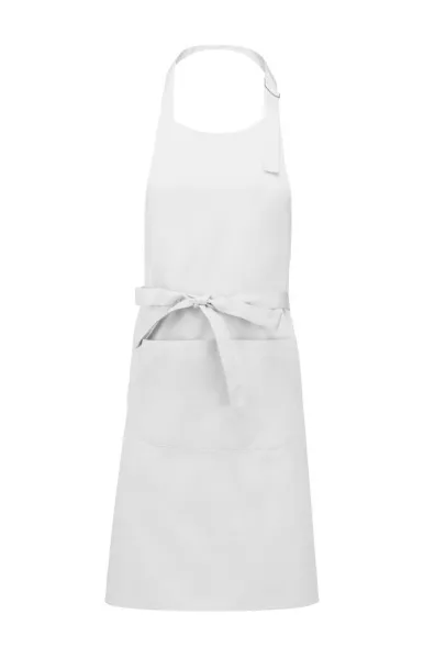  COTTON APRON WITH POCKET - Kariban White