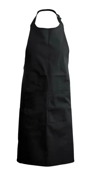  COTTON APRON WITH POCKET - Kariban Black