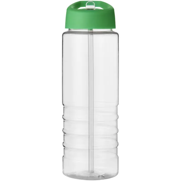 H2O Treble 750 ml spout lid sport bottle - Unbranded White Green