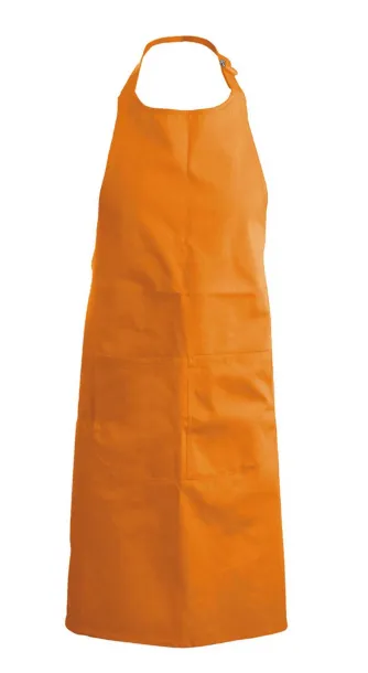  COTTON APRON WITH POCKET - Kariban Burnt Orange