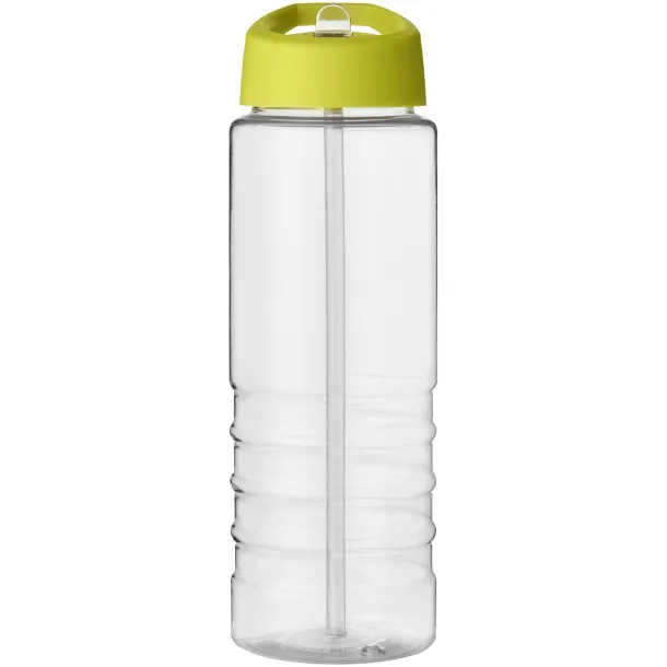 H2O Treble 750 ml spout lid sport bottle - Unbranded White Lime