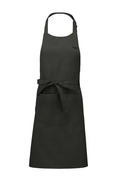  COTTON APRON WITH POCKET - Kariban Tamno siva