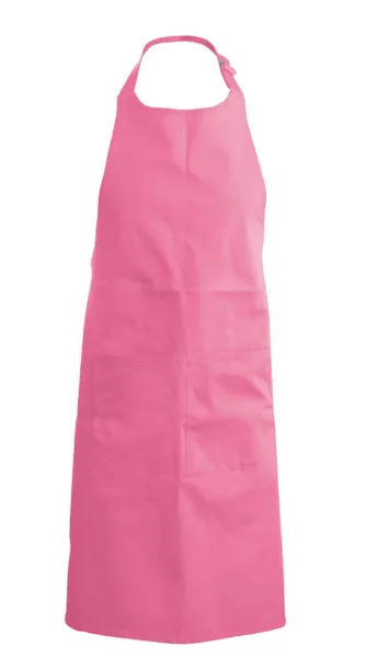  COTTON APRON WITH POCKET - Kariban Dark Pink Washed
