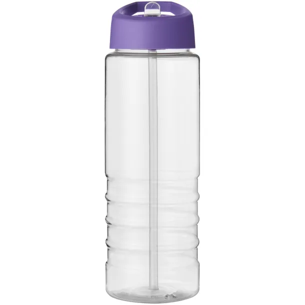 H2O Treble 750 ml spout lid sport bottle - Unbranded White Purple