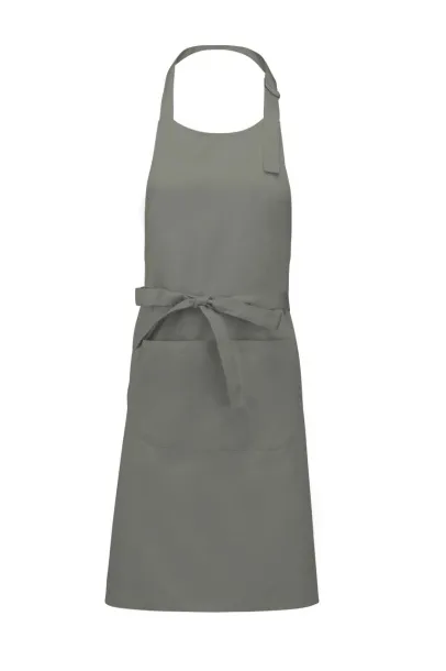  COTTON APRON WITH POCKET - Kariban Light Grey