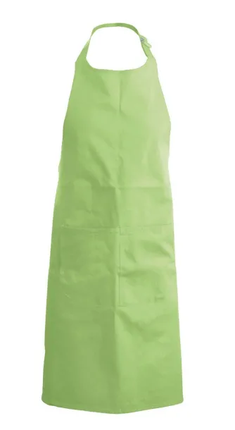  COTTON APRON WITH POCKET - Kariban Lime