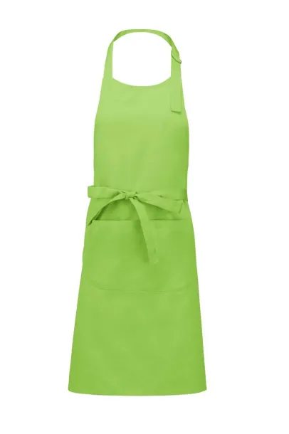  COTTON APRON WITH POCKET - Kariban Lime